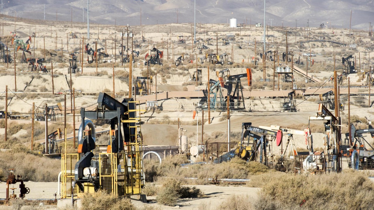 Oil field in Kern County.