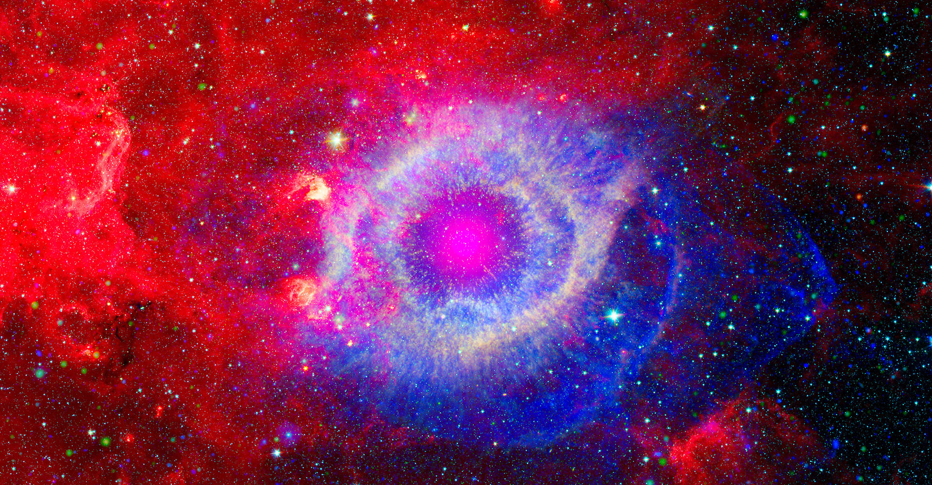 Supernova explosion.