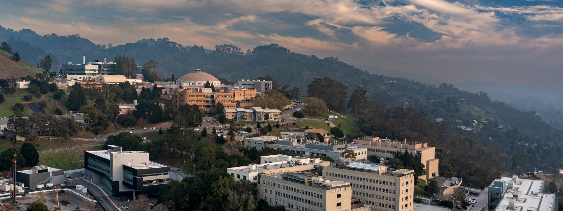 Aerial views of Berkeley Lab made using an aerial photography drone.