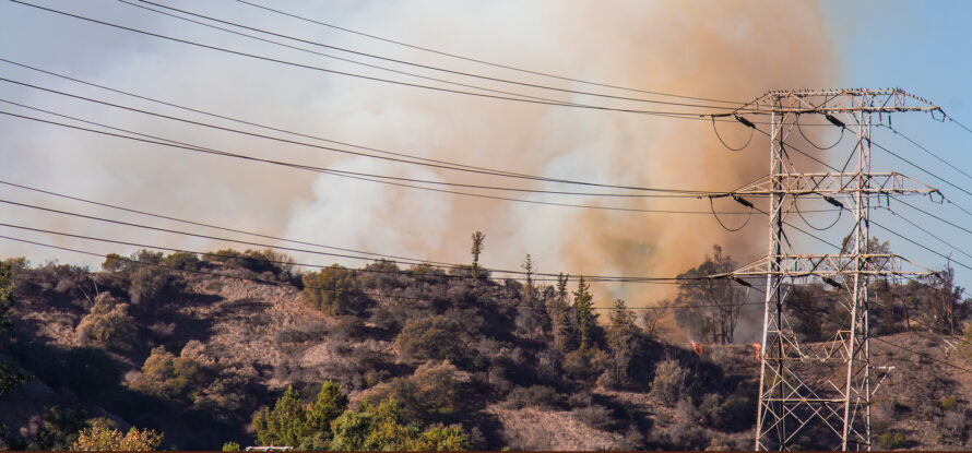 Griffith Park brush wildfire and the Woolsey fire in California.