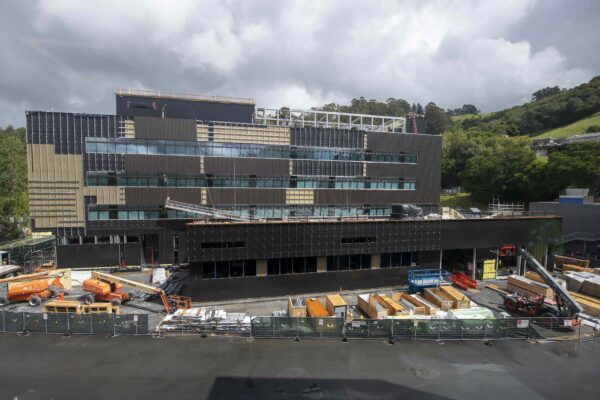 Construction on the BioEPIC building.