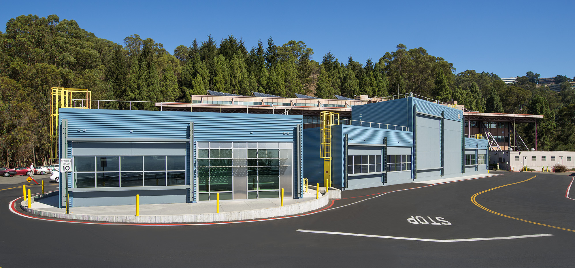 Aerial photograph of the FLEXLAB complex