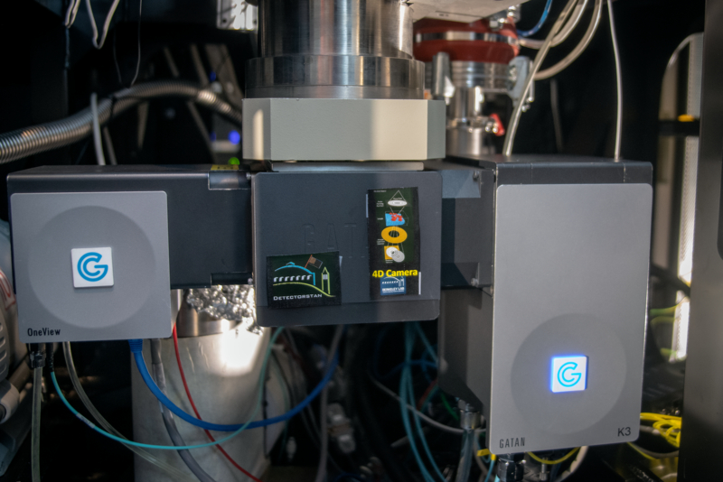 Electron detector known as the 4D Camera.
