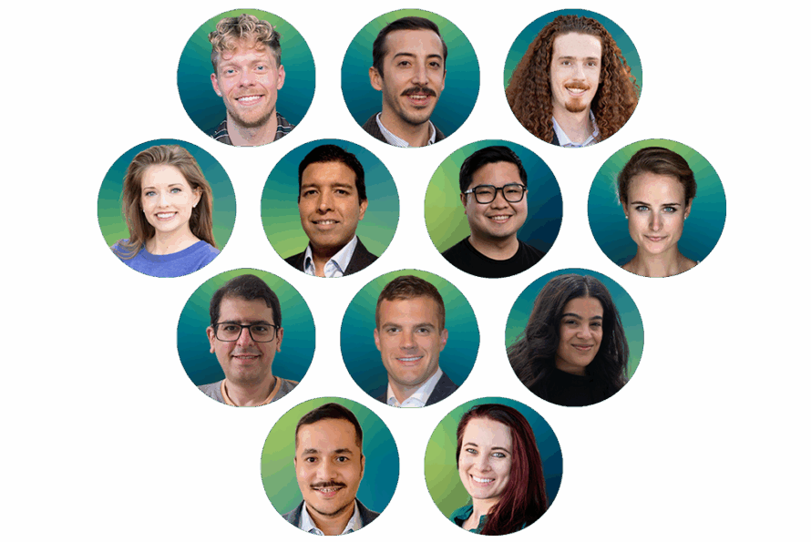 A collage of profile pictures.