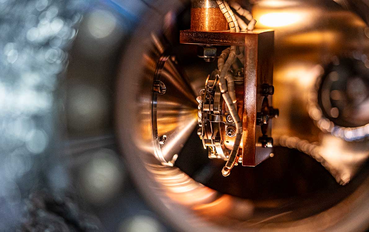 Close up of machinery instrument