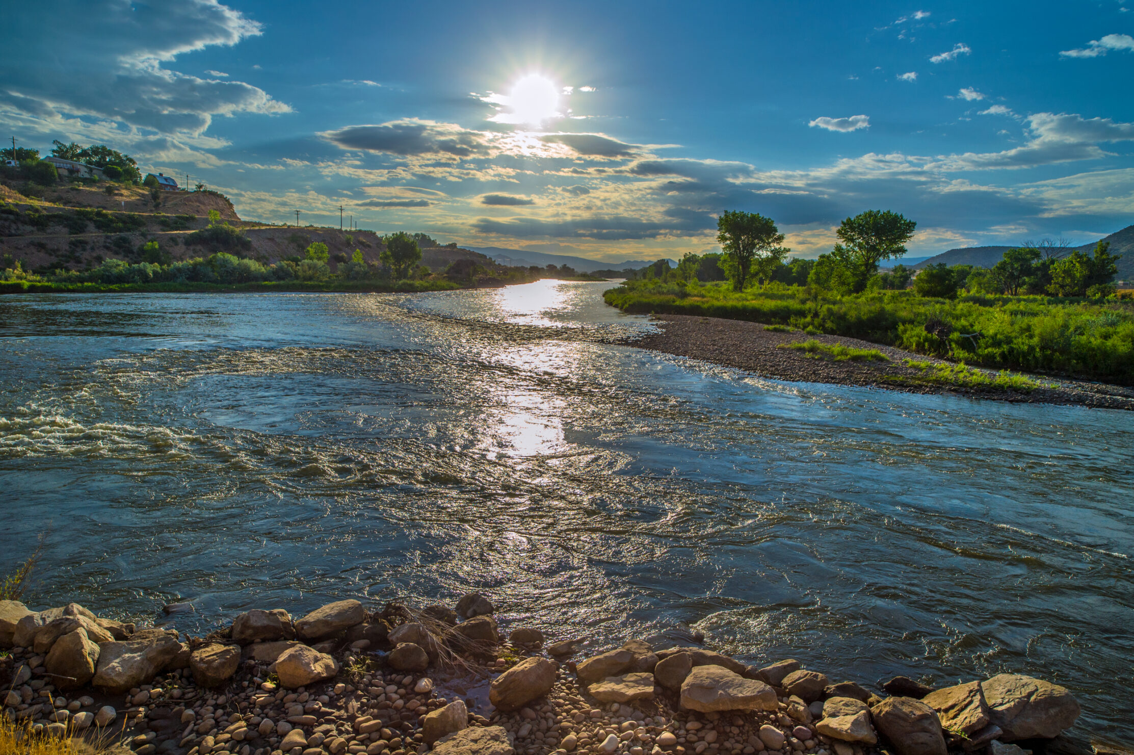 Landscape of a river basin