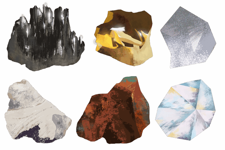 illustrated critical minerals.